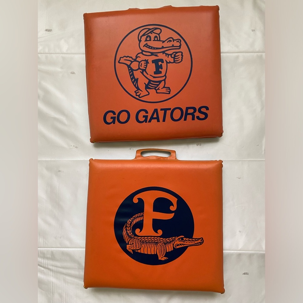 Vintage University of Florida Gators Stadium Seat Cushions